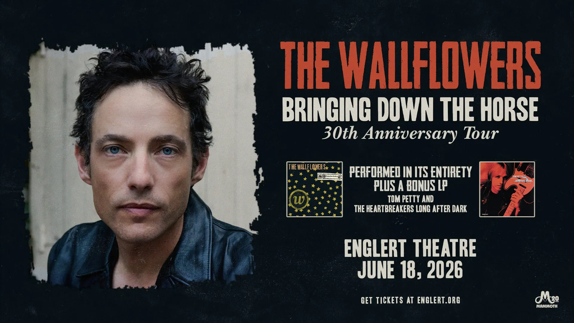 The Wallflowers play The Englert on June 18, 2026.